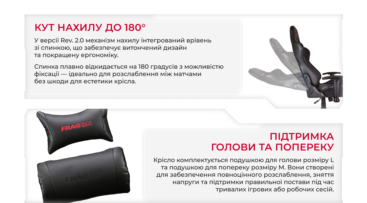 Крісло для геймерів FRAGON 3x Series Чорне (FRGN_3X_R2_BLACK)